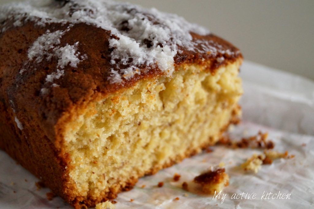 banana and coconut loaf.