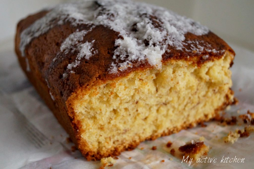 banana and coconut loaf.