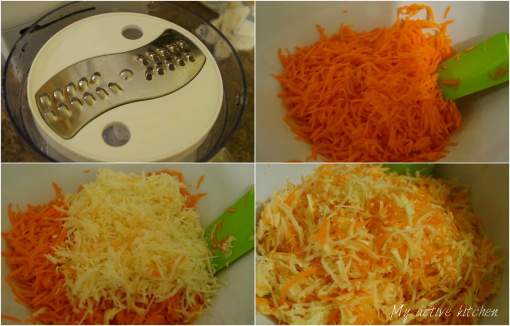 How to make coleslaw with food processor