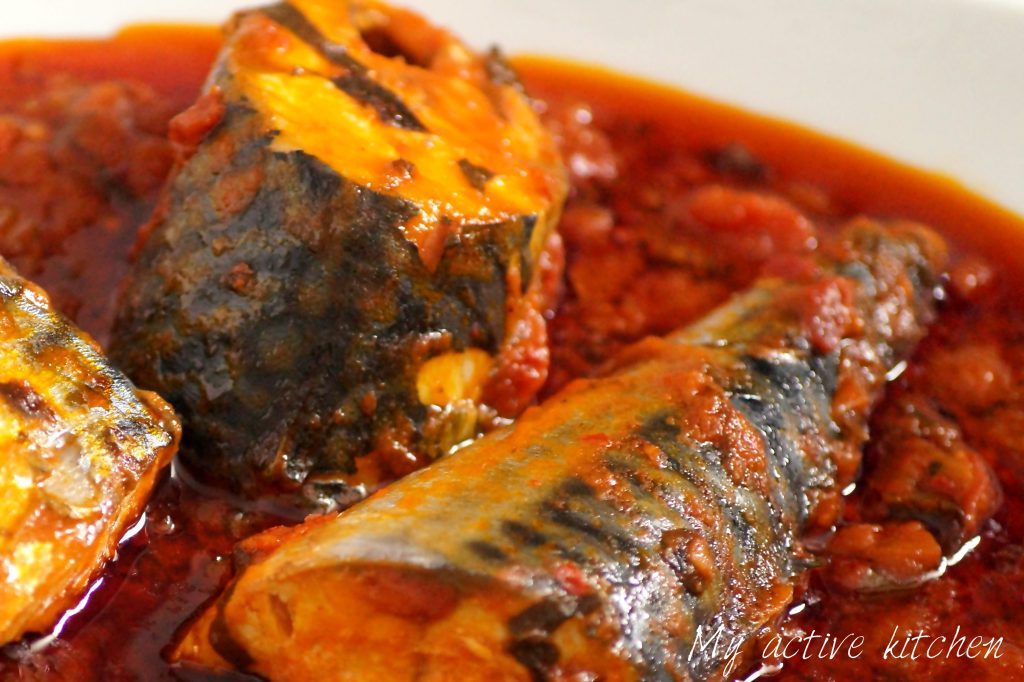 Easy Mackerel tomato stew My Active Kitchen