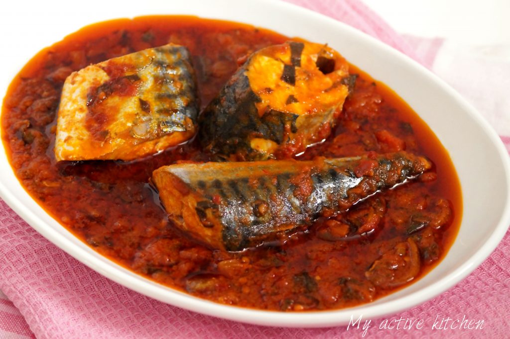 Easy Mackerel tomato stew My Active Kitchen