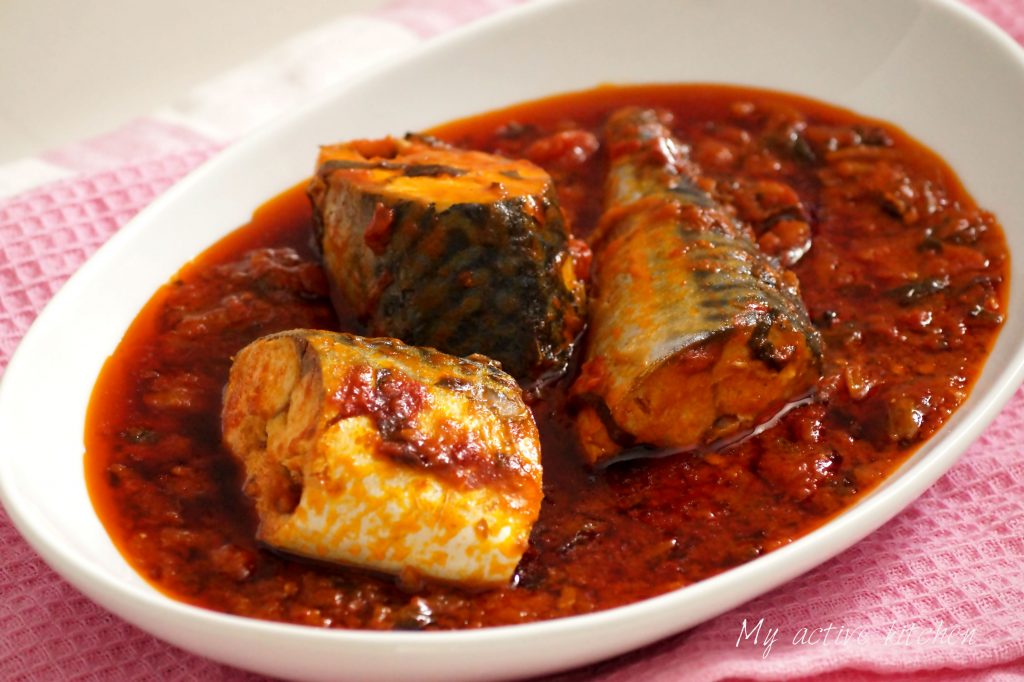Easy Mackerel tomato stew My Active Kitchen