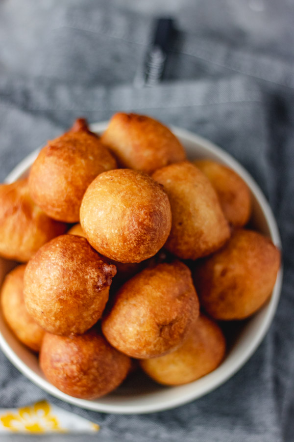 overhead shot of Nigerian puff puf f