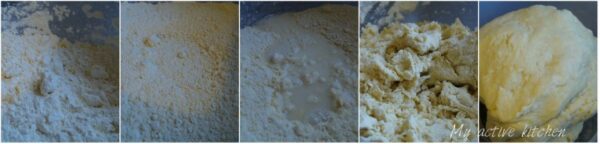 photograph shots of how to make shortcrust pastry 