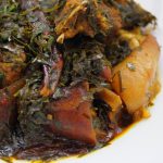 nigerian afang soup.