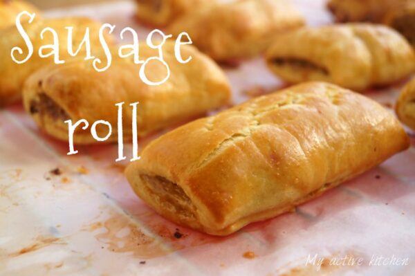 image of freshly baked sausage roll