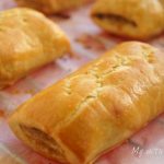 freshly baked nigerian sausage roll