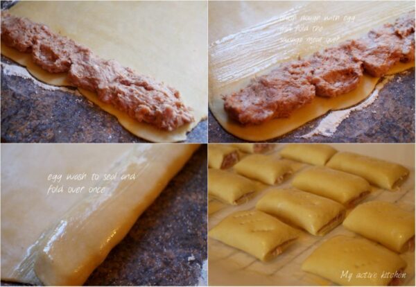 image of how to roll shortcrust pastry 