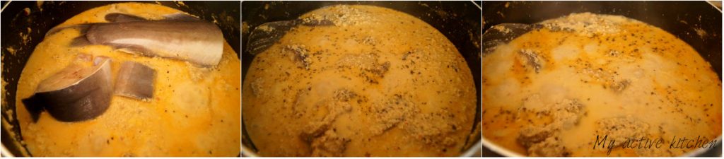 process of cooking soup with catfish