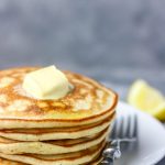 a close shot of cropped stack of nigerian pancakes