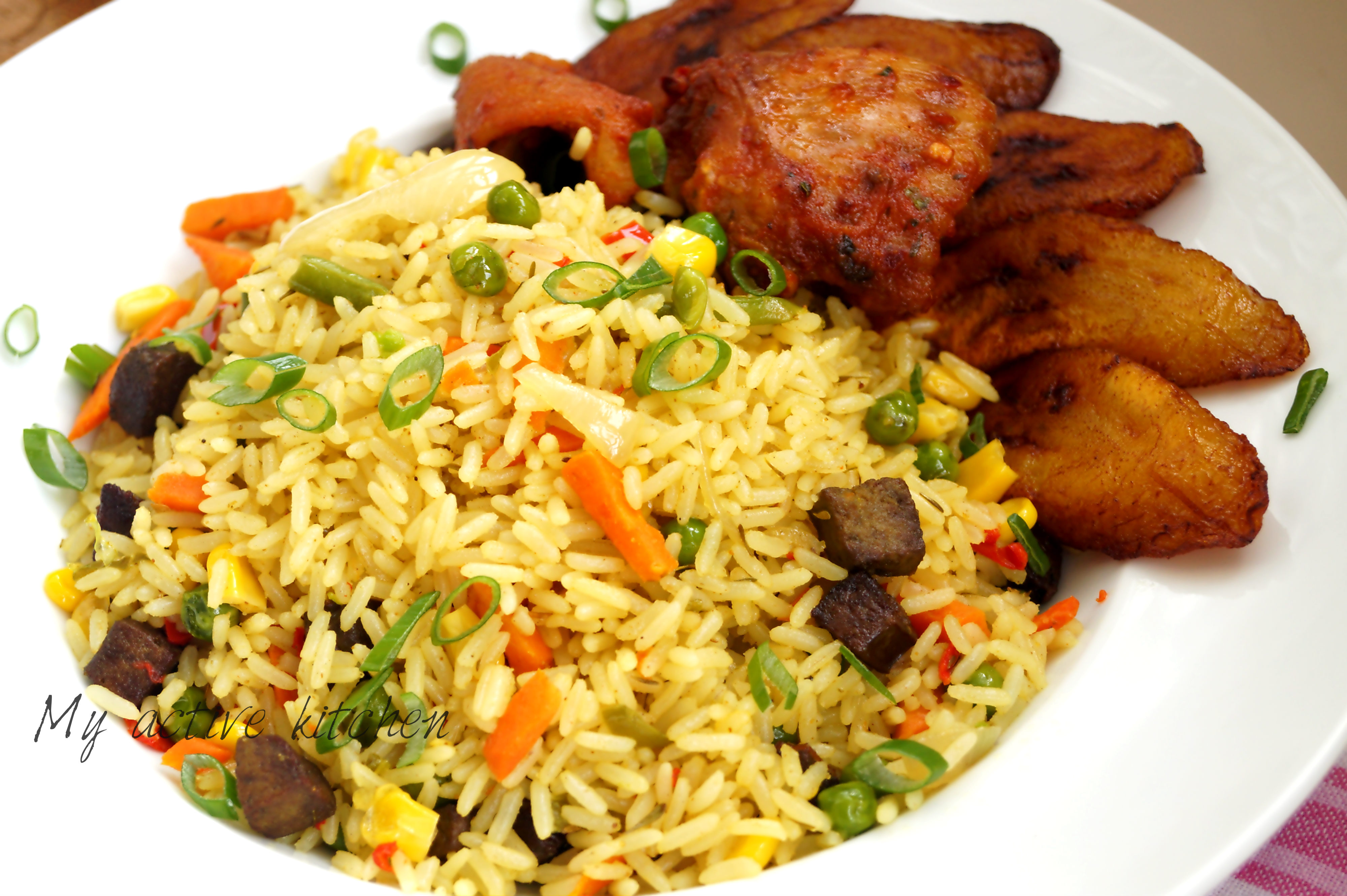 how to cook nigerian coconut fried rice