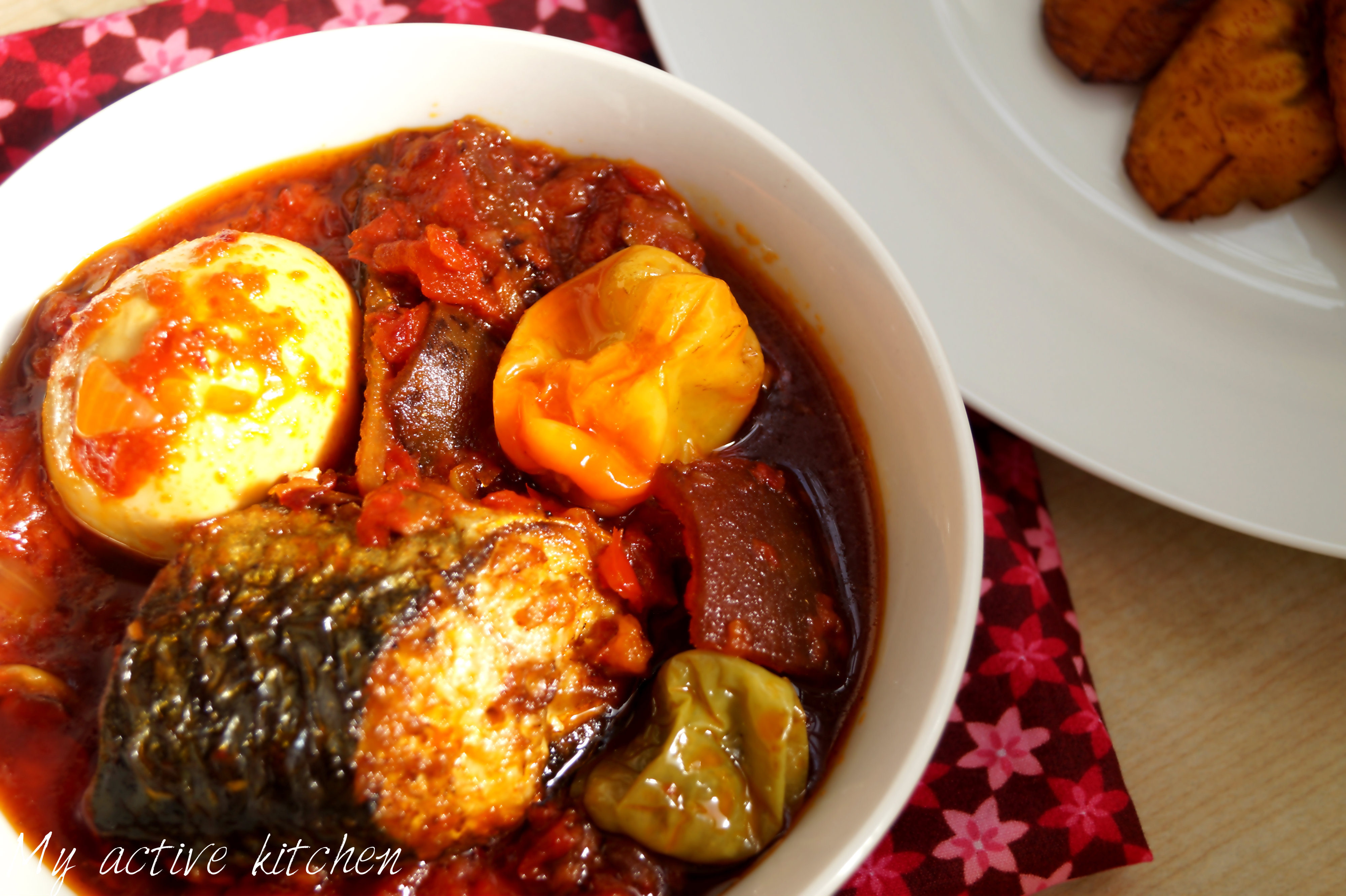 fried fish and stew