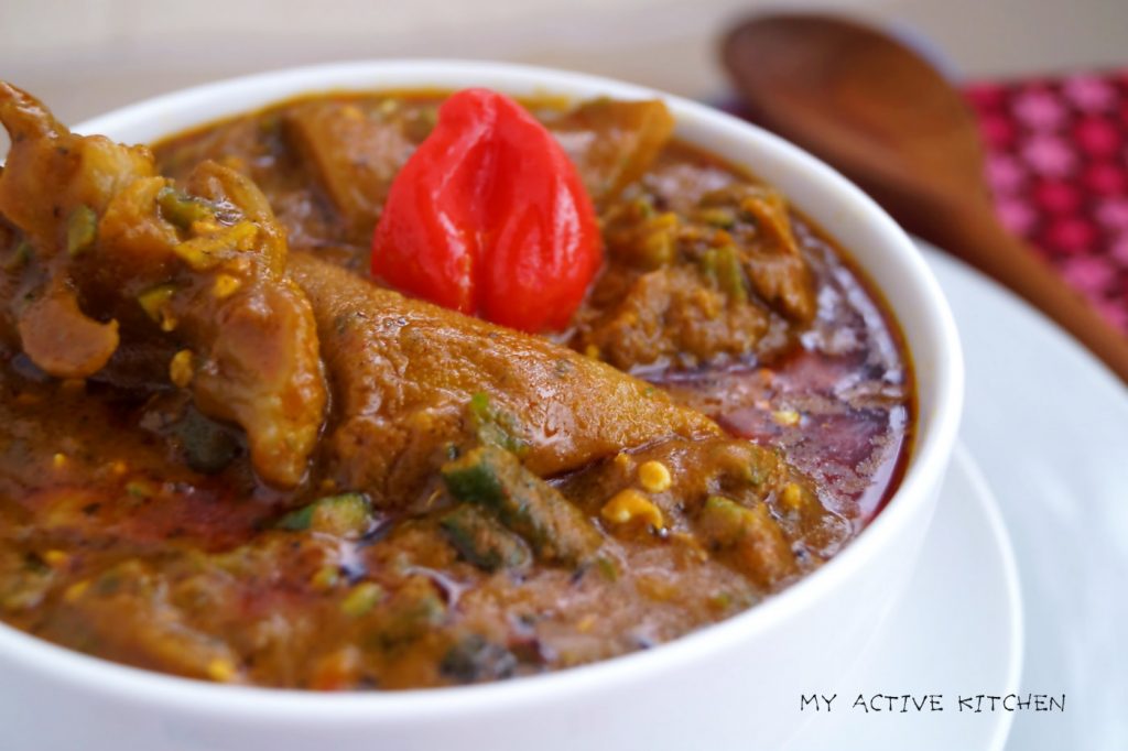 Karo's Banga Okra Soup My Active Kitchen