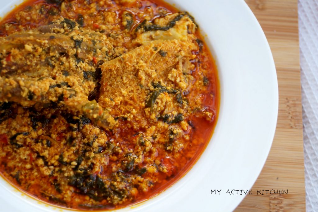 gbure elegusi soup