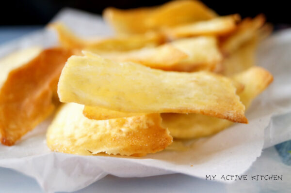 oven baked yam chips