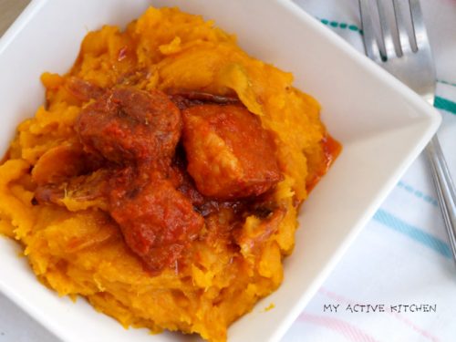 coconut yam porridge