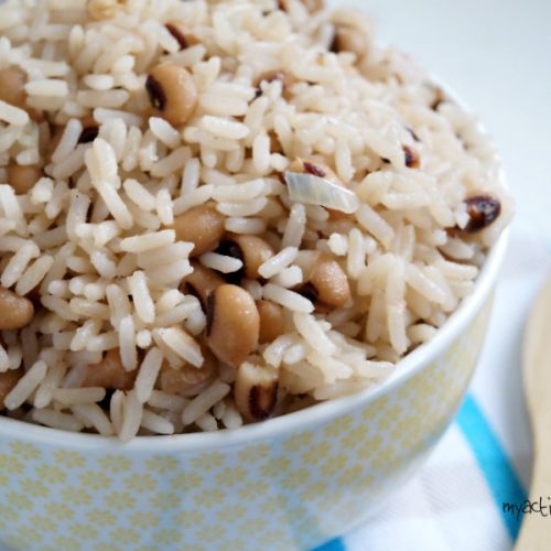 Easy Coconut Rice and Beans - My Active Kitchen