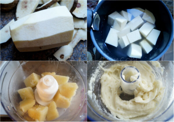 pounded yam using food processor