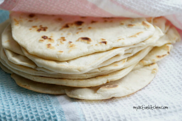 homemade shawarma bread