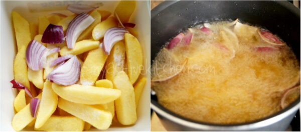 how to fry chips.