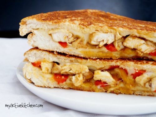 chicken suya sandwich