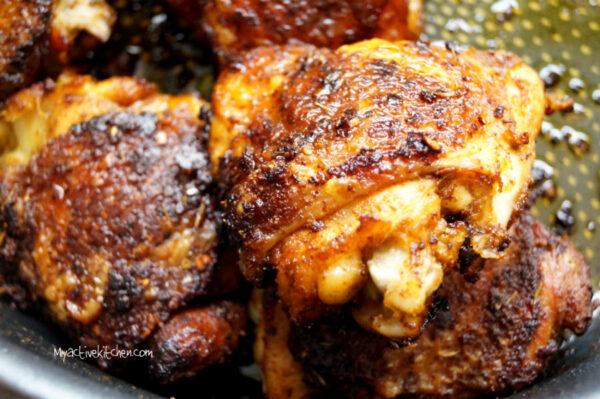 grilled spiced poultry in a pam