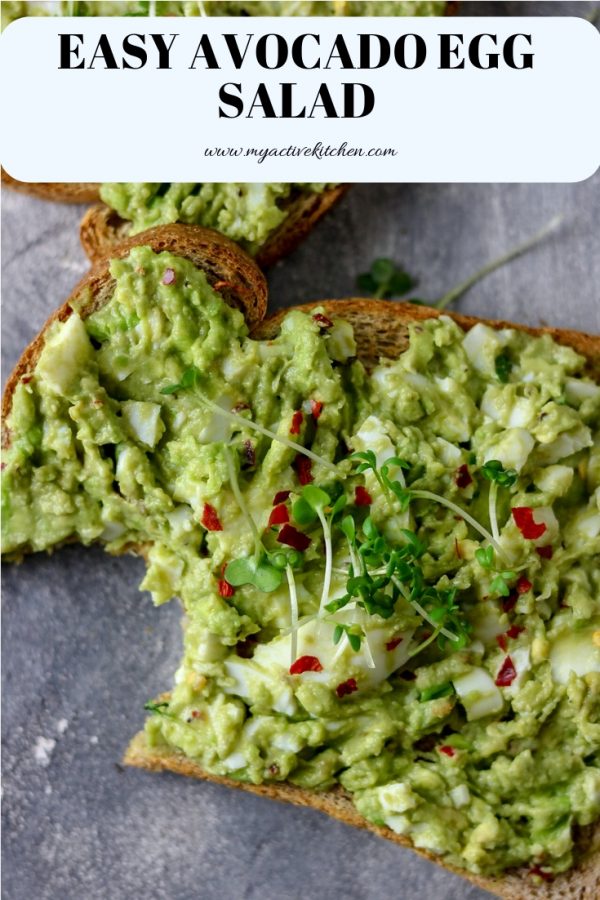 avocado egg salad pinterest pin