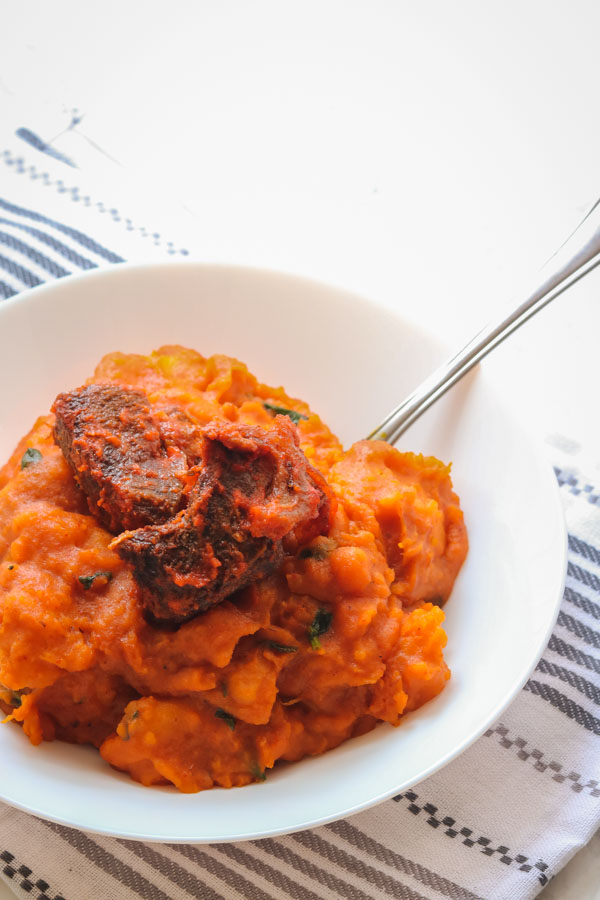asaro food. it is also known as yam porridge.