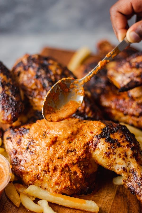 piri piri chicken.