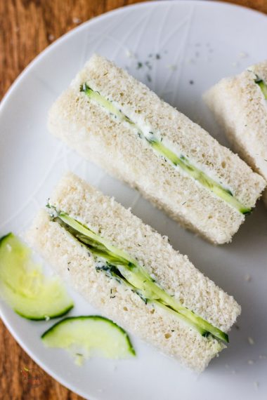 Easy Cucumber Sandwiches with Cream Cheese - My Active Kitchen