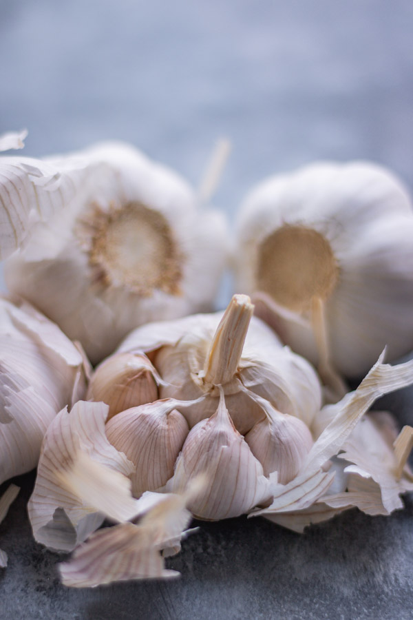 fresh garlic.