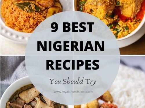 collage nigerian food round up.