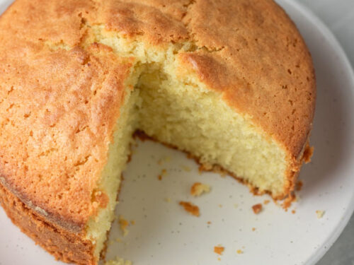 Yellow Sponge Cake Recipe