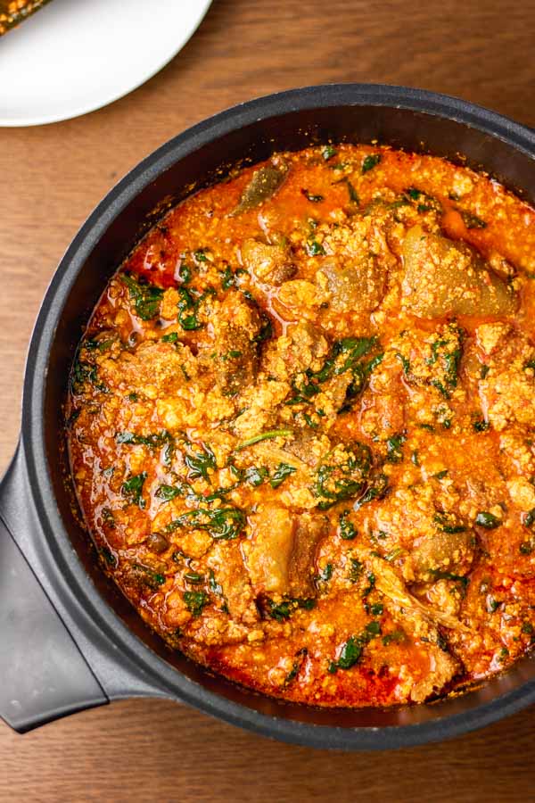 write a descriptive essay on how to cook egusi soup